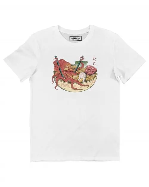 T-shirt Tako Ramen | Soupe de Poulpe Japonaise | Grafitee